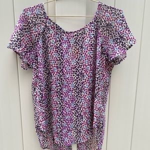 Lily White Leopard Blouse 🐆